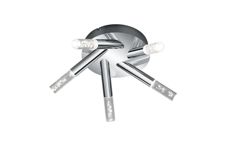 Bolsa H2O LED Plafond Rund Krom / Glass IP44, TRIO