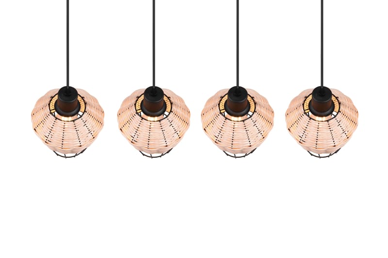 Borka Pendellampe 4 Lamper E27 Rotting - Trio Lighting - Belysning - Innendørsbelysning & Lamper - Vinduslampe - Vinduslampe hengende
