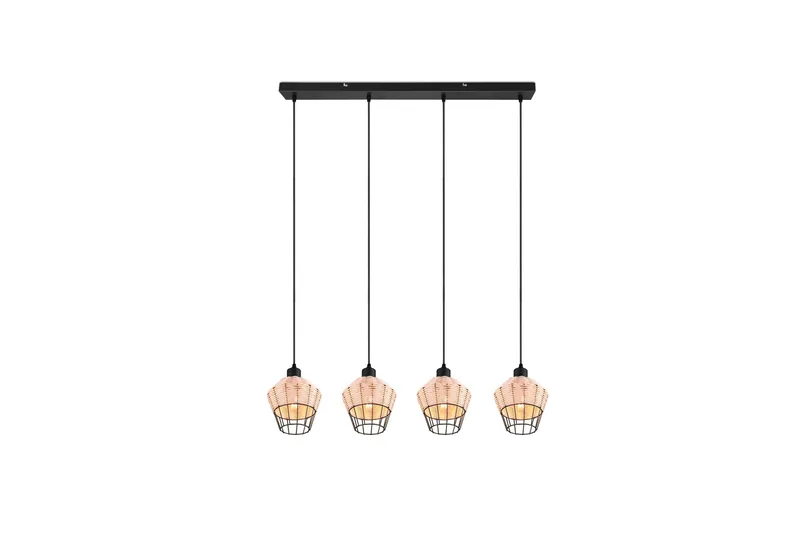Borka Pendellampe 4 Lamper E27 Rotting - Trio Lighting - Belysning - Innendørsbelysning & Lamper - Vinduslampe - Vinduslampe hengende