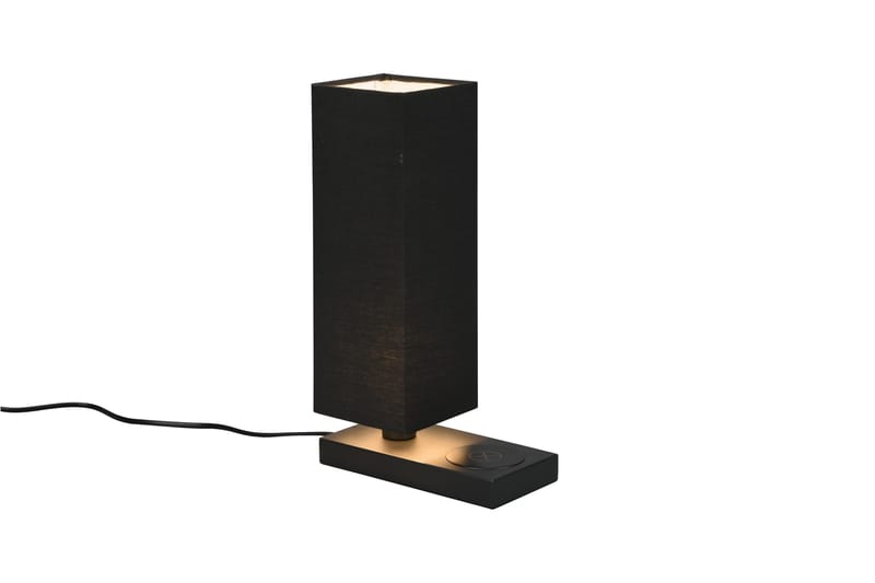 Haley Bordlampe E14 Svart med Ladestasjon - Belysning - Innendørsbelysning & Lamper - Vinduslampe - Vinduslampe hengende
