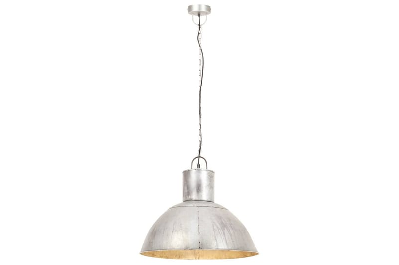 Hengelampe 25 W sølv rund 48 cm E27 - Silver - Belysning - Innendørsbelysning & Lamper - Vinduslampe - Vinduslampe hengende