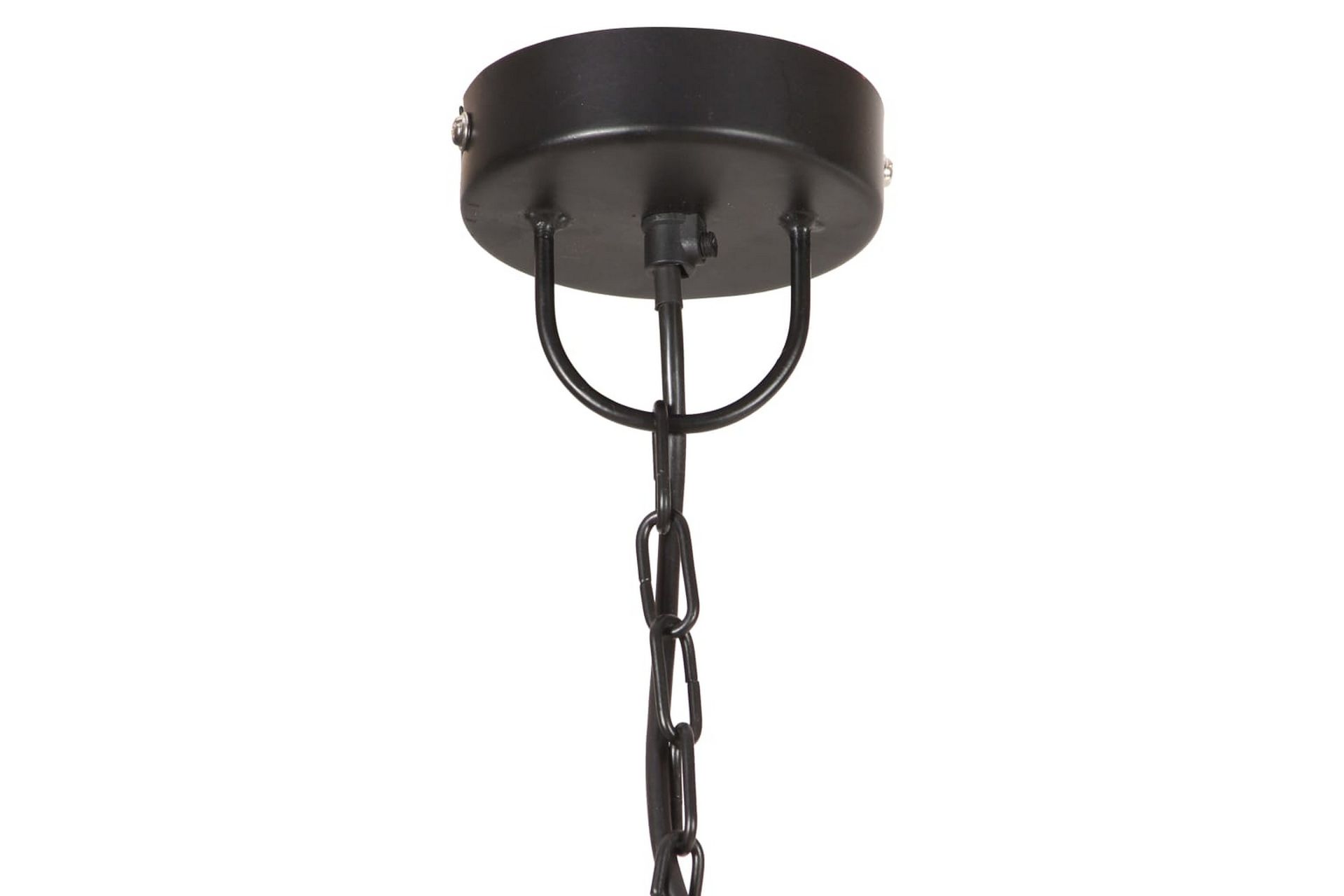 Industriell vintage hengelampe 25W flerfarget rund 31 cm E27 - Flerfarget - Belysning - Innendørsbelysning & Lamper - Vinduslampe - Vinduslampe hengende