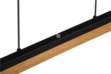 Kerala LED-Pendellampe Mattsvart/Tre - Belysning - Innendørsbelysning & Lamper - Vinduslampe - Vinduslampe hengende