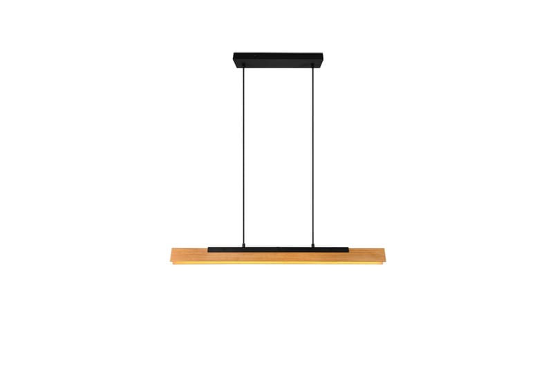 Kerala LED-Pendellampe Mattsvart/Tre - Belysning - Innendørsbelysning & Lamper - Vinduslampe - Vinduslampe hengende