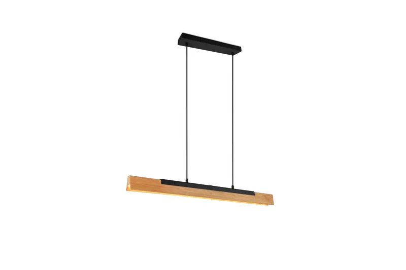 Kerala LED-Pendellampe Mattsvart/Tre, undefined