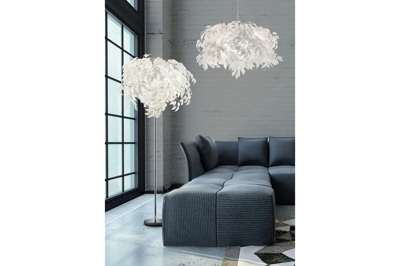 Leavy Pendellampe 70 cm 4xE14 Hvit - TRIO - Belysning - Innendørsbelysning & Lamper - Vinduslampe - Vinduslampe hengende