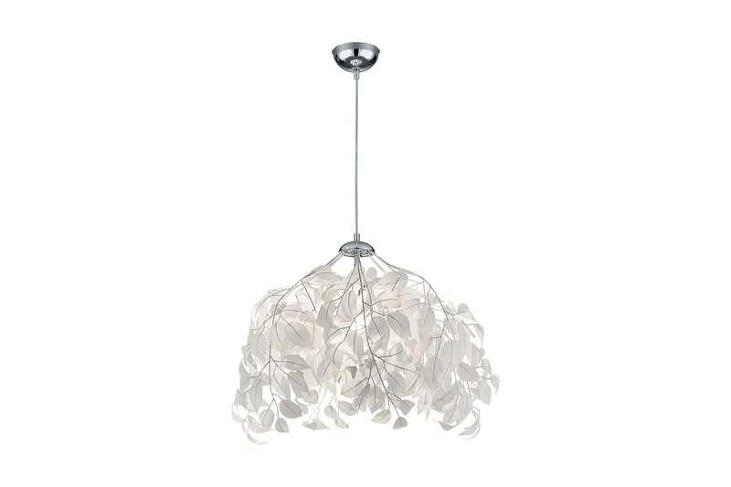 Leavy Pendellampe 38 cm 1xE27 hvit, TRIO