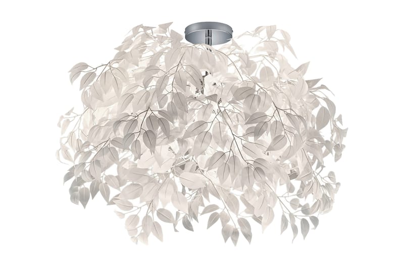 Leavy Plafond 70 cm 3xE27 Hvit, TRIO