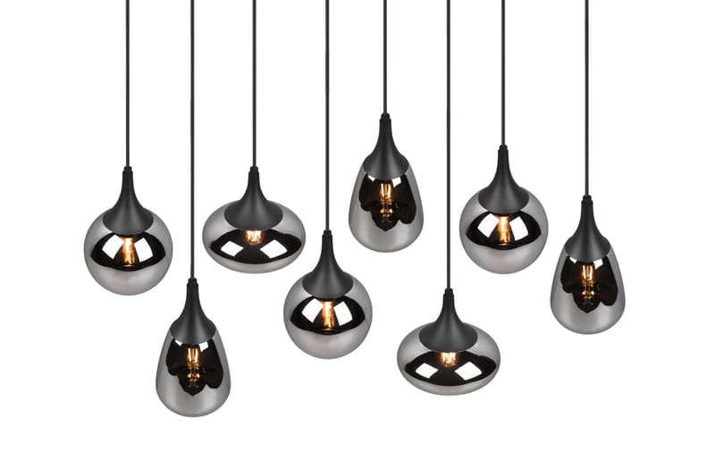 Lumina Pendellampe 8-os E14 Mattsvart - Belysning - Innendørsbelysning & Lamper - Vinduslampe - Vinduslampe hengende