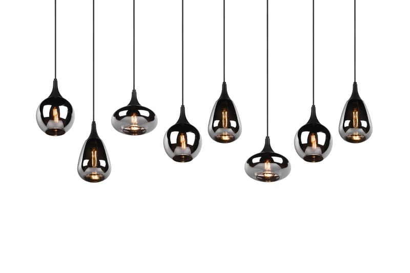 Lumina Pendellampe 8-os E14 Mattsvart - Belysning - Innendørsbelysning & Lamper - Vinduslampe - Vinduslampe hengende