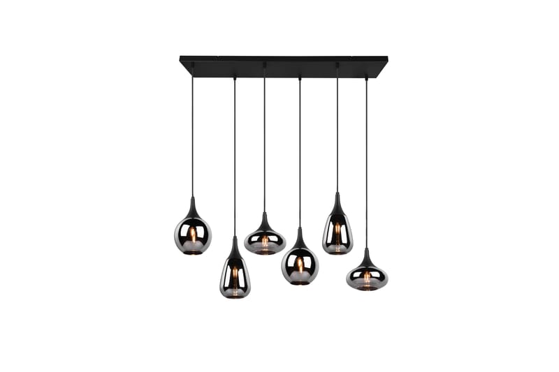 Lumina Pendellampe 6-os E14 Mattsvart - Belysning - Innendørsbelysning & Lamper - Vinduslampe - Vinduslampe hengende