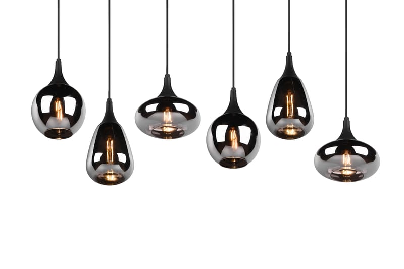 Lumina Pendellampe 6-os E14 Mattsvart - Belysning - Innendørsbelysning & Lamper - Vinduslampe - Vinduslampe hengende