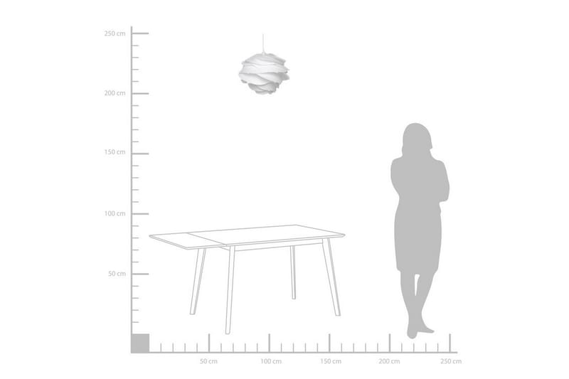 Nile Taklampe 41 cm - Hvit - Taklampe kjøkken - Vinduslampe hengende - Vinduslampe - Pendellamper & Hengelamper - Soveromslampe - Stuelampe