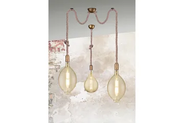 Rope Pendellampe E27 Antikk Messing - TRIO - Belysning - Innendørsbelysning & Lamper - Vinduslampe - Vinduslampe hengende