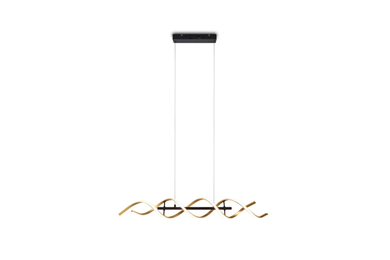 Sequence LED-Pendellampe Matt Messing/Matt Svart - Trio Lighting - Belysning - Innendørsbelysning & Lamper - Vinduslampe - Vinduslampe hengende