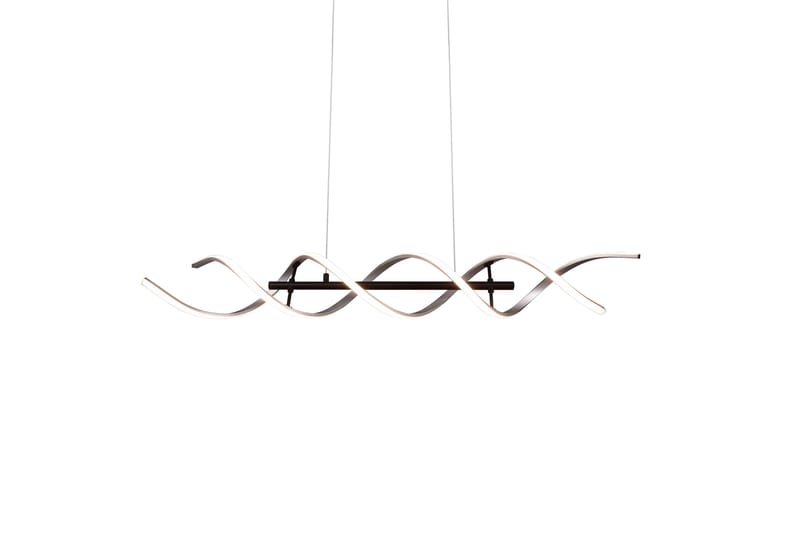 Sequence LED-Pendellampe Børstet Aluminium/Matt Svart - Trio Lighting - Belysning - Innendørsbelysning & Lamper - Vinduslampe - Vinduslampe hengende