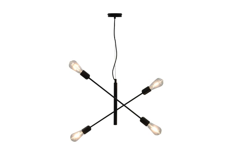 Taklampe med glødelyspre 2 W svart E27 - Svart - Taklampe kjøkken - Vinduslampe hengende - Vinduslampe - Pendellamper & Hengelamper - Soveromslampe - Stuelampe