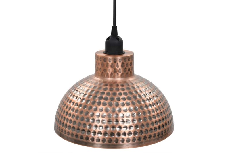 Taklamper 2 stk halvkuleformet kobberfarget - Belysning - Innendørsbelysning & Lamper - Vinduslampe - Vinduslampe hengende