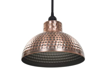 Taklamper 2 stk halvkuleformet kobberfarget - Belysning - Innendørsbelysning & Lamper - Vinduslampe - Vinduslampe hengende