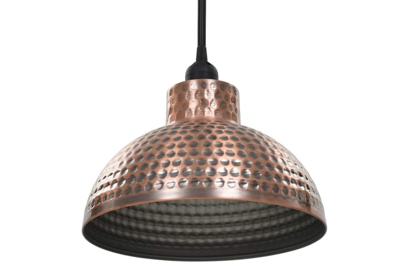 Taklamper 2 stk halvkuleformet kobberfarget - Belysning - Innendørsbelysning & Lamper - Vinduslampe - Vinduslampe hengende