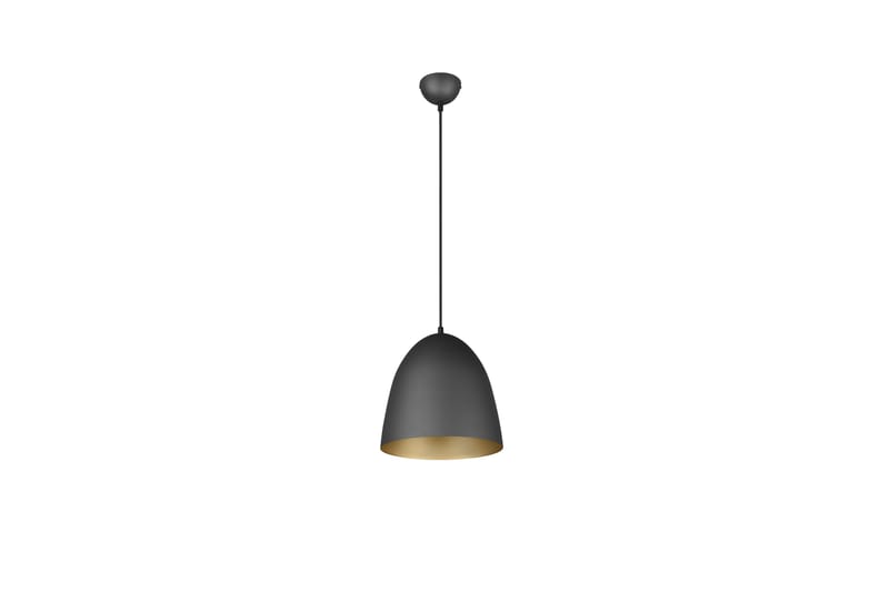 Tilda Pendellampe 25 cm E27 Mattsvart/Gull - Belysning - Innendørsbelysning & Lamper - Vinduslampe - Vinduslampe hengende