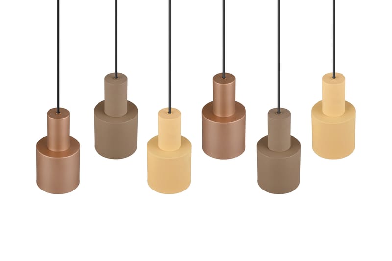 Trio Lighting Agudo taklampe 6L E27 flerfarget - Belysning - Innendørsbelysning & Lamper - Vinduslampe - Vinduslampe hengende