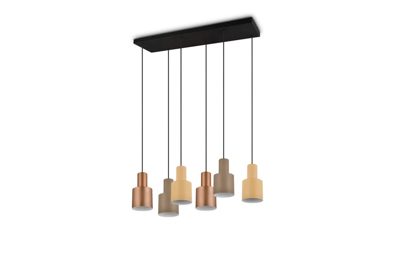 Trio Lighting Agudo taklampe 6L E27 flerfarget - Belysning - Innendørsbelysning & Lamper - Vinduslampe - Vinduslampe hengende