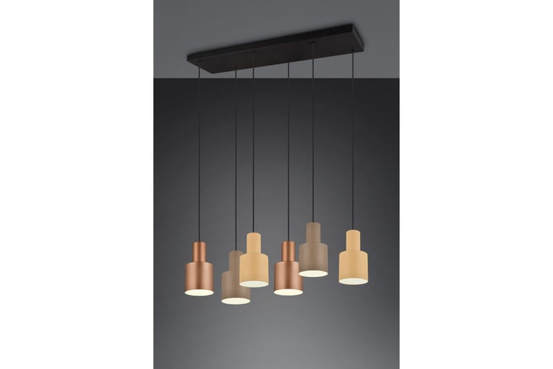 Trio Lighting Agudo taklampe 6L E27 flerfarget - Belysning - Innendørsbelysning & Lamper - Vinduslampe - Vinduslampe hengende