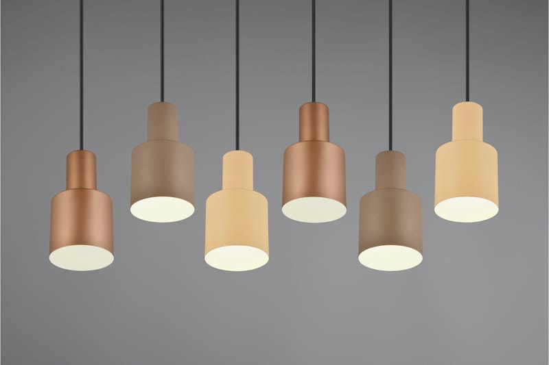 Trio Lighting Agudo taklampe 6L E27 flerfarget - Belysning - Innendørsbelysning & Lamper - Vinduslampe - Vinduslampe hengende