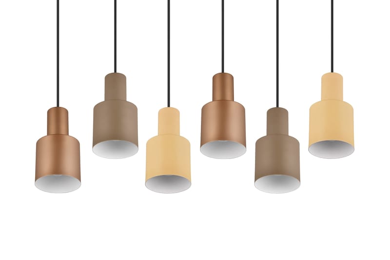 Trio Lighting Agudo taklampe 6L E27 flerfarget - Belysning - Innendørsbelysning & Lamper - Vinduslampe - Vinduslampe hengende