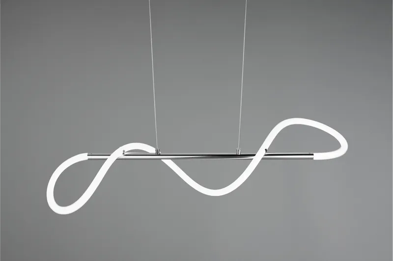 Trio Lighting Argos LED Taklampe Krom 4000K - Belysning - Innendørsbelysning & Lamper - Vinduslampe - Vinduslampe hengende