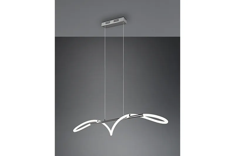 Trio Lighting Argos LED Taklampe Krom 4000K - Belysning - Innendørsbelysning & Lamper - Vinduslampe - Vinduslampe hengende