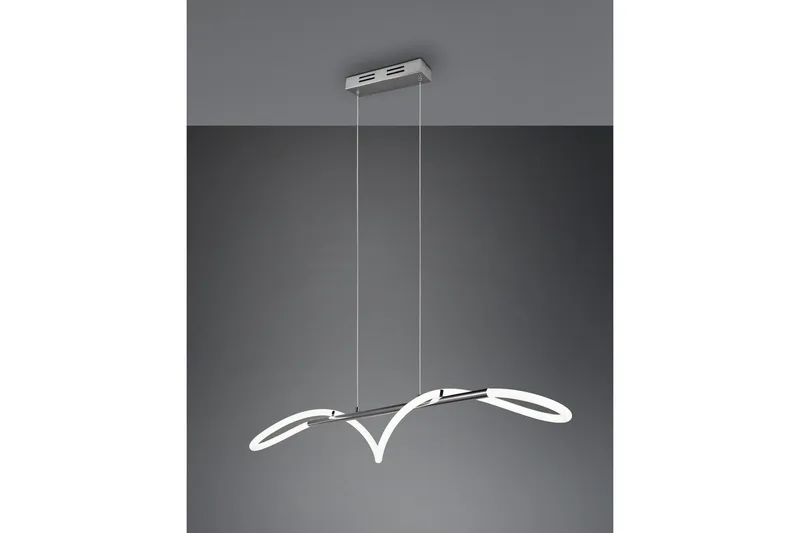 Trio Lighting Argos LED Taklampe Krom 4000K - Belysning - Innendørsbelysning & Lamper - Vinduslampe - Vinduslampe hengende