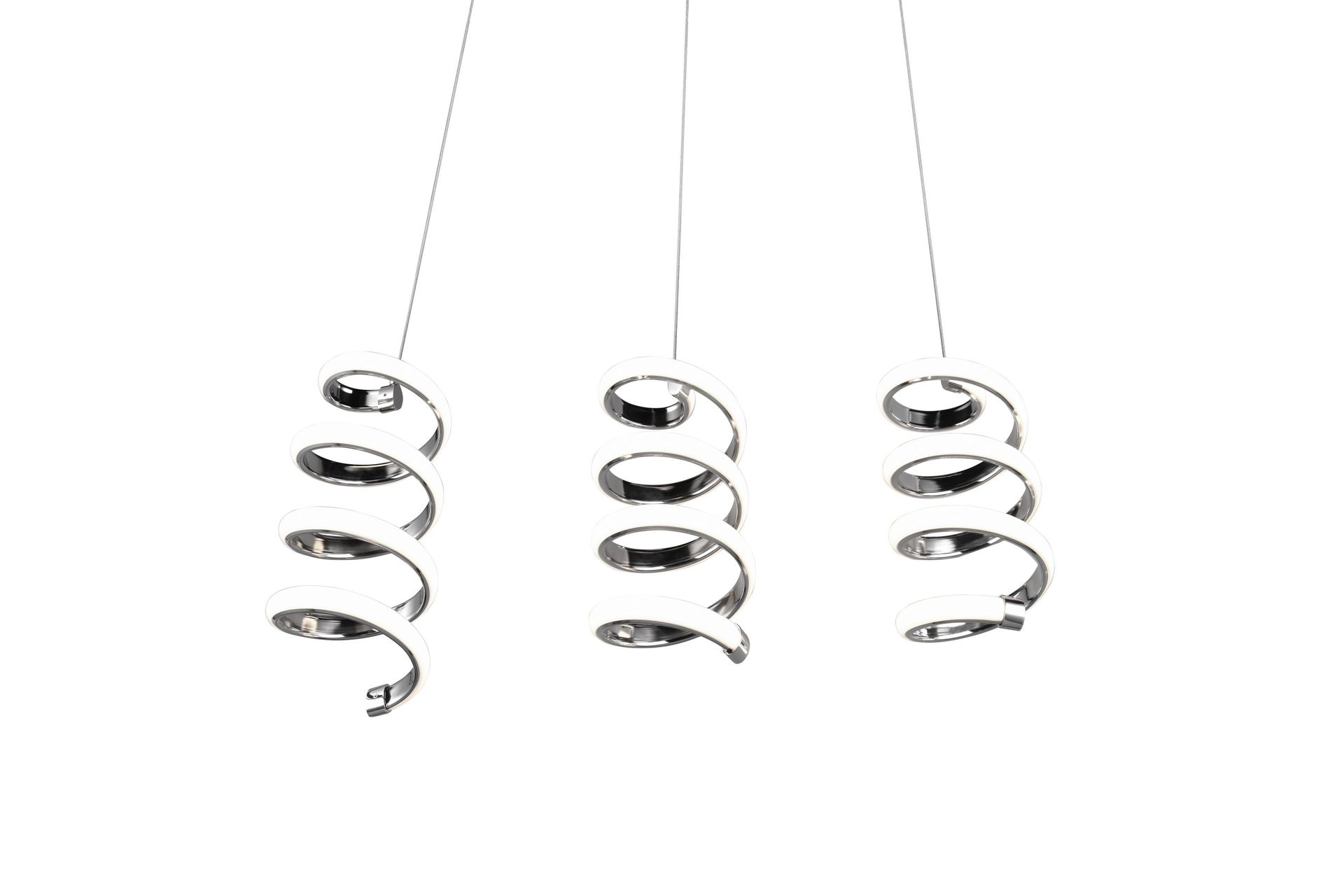 Trio Lighting Laola LED Taklampe 3L Krom 4000K - Belysning - Innendørsbelysning & Lamper - Vinduslampe - Vinduslampe hengende