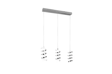 Trio Lighting Laola LED Taklampe 3L Krom 4000K - Belysning - Innendørsbelysning & Lamper - Vinduslampe - Vinduslampe hengende
