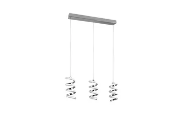 Trio Lighting Laola LED Taklampe 3L Krom 4000K - Belysning - Innendørsbelysning & Lamper - Vinduslampe - Vinduslampe hengende