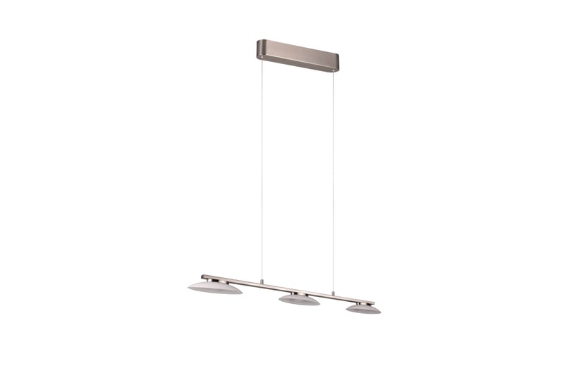 Trio Lighting Merton LED taklampe 3L børstet stål - Belysning - Innendørsbelysning & Lamper - Vinduslampe - Vinduslampe hengende