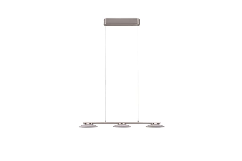 Trio Lighting Merton LED taklampe 3L børstet stål - Belysning - Innendørsbelysning & Lamper - Vinduslampe - Vinduslampe hengende