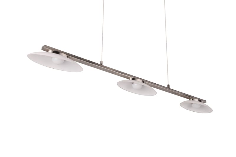 Trio Lighting Merton LED taklampe 3L børstet stål - Belysning - Innendørsbelysning & Lamper - Vinduslampe - Vinduslampe hengende
