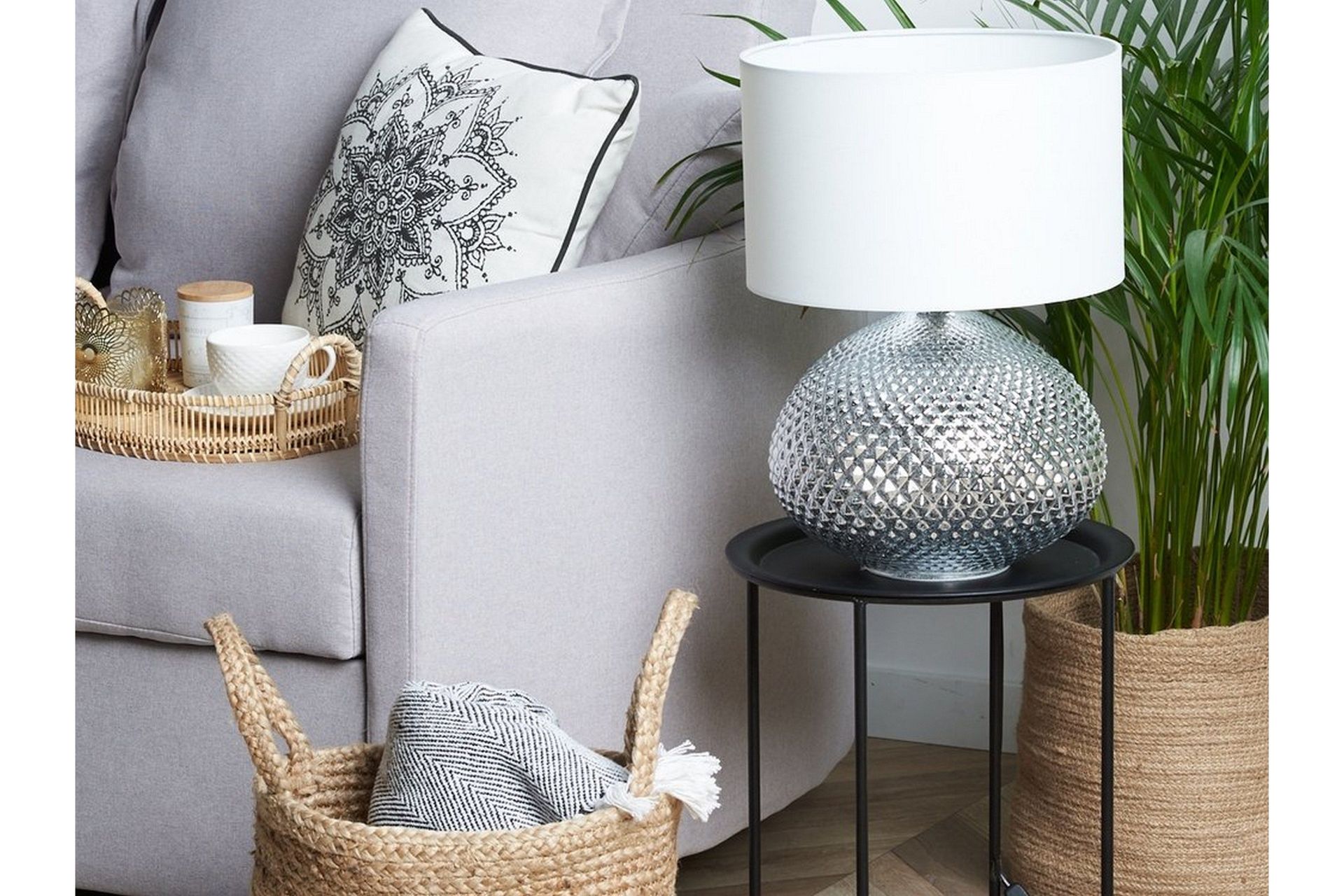 Madon Bordlampe 32 cm - Sølv