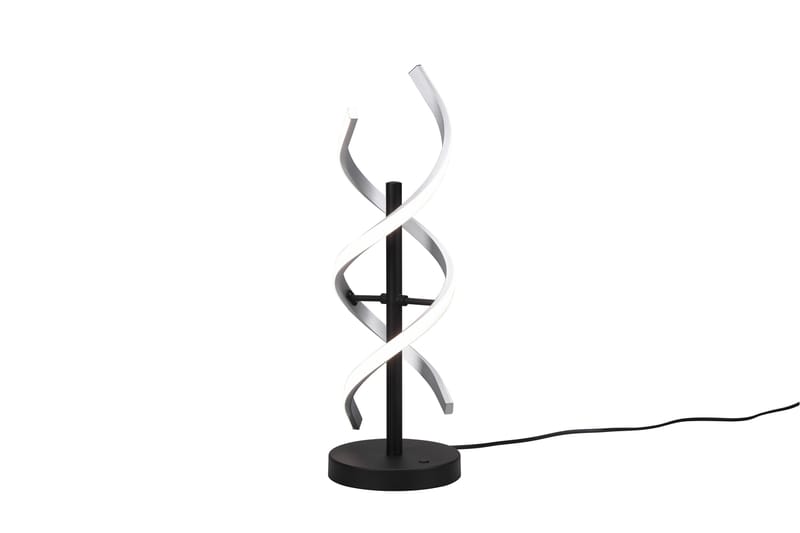 Sequence LED-Bordlampe Børstet Aluminium/Matt Svart, Trio Lighting