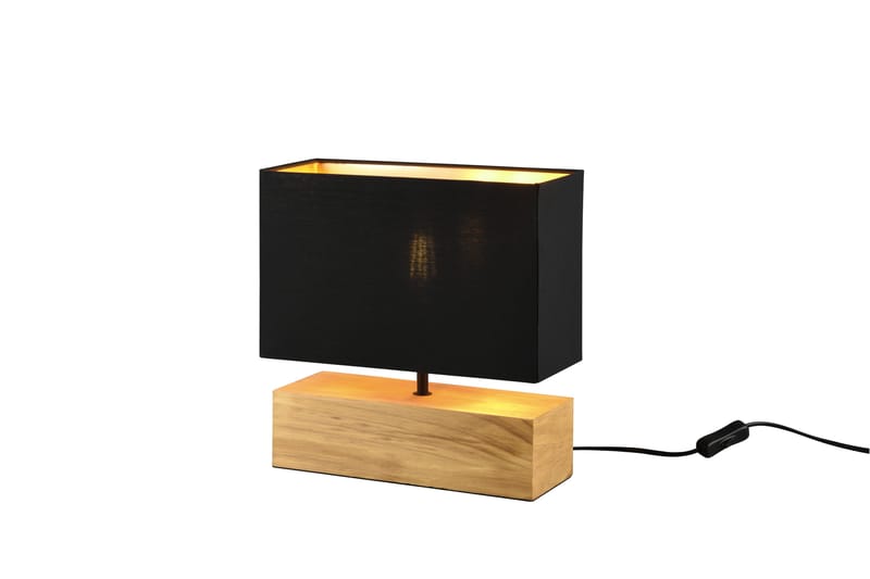 Woody Bordlampe 30 cm Svart/Tre - Belysning - Innendørsbelysning & Lamper - Vinduslampe - Vinduslampe på fot