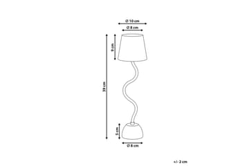 Vougali LED Bordlampe 39 cm - Beige - Belysning - Innendørsbelysning & Lamper - Vinduslampe - Vinduslampe på fot