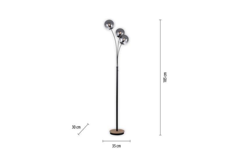 Widow Just Light Gulvlampe - Belysning - Innendørsbelysning & Lamper - Soveromslampe