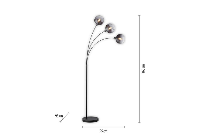 Zea Just Light Gulvlampe - Belysning - Innendørsbelysning & Lamper - Soveromslampe