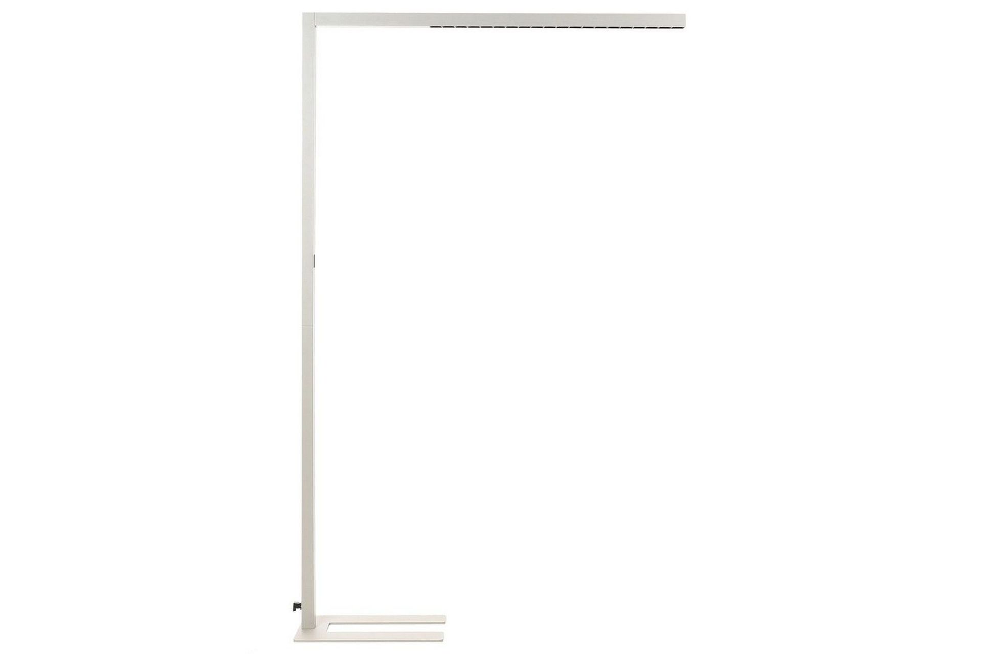 Gulvlampe LED-lampe Sølv Aluminium 194 cm Bryter Dimming Moderne Belysning Hjemmekontor