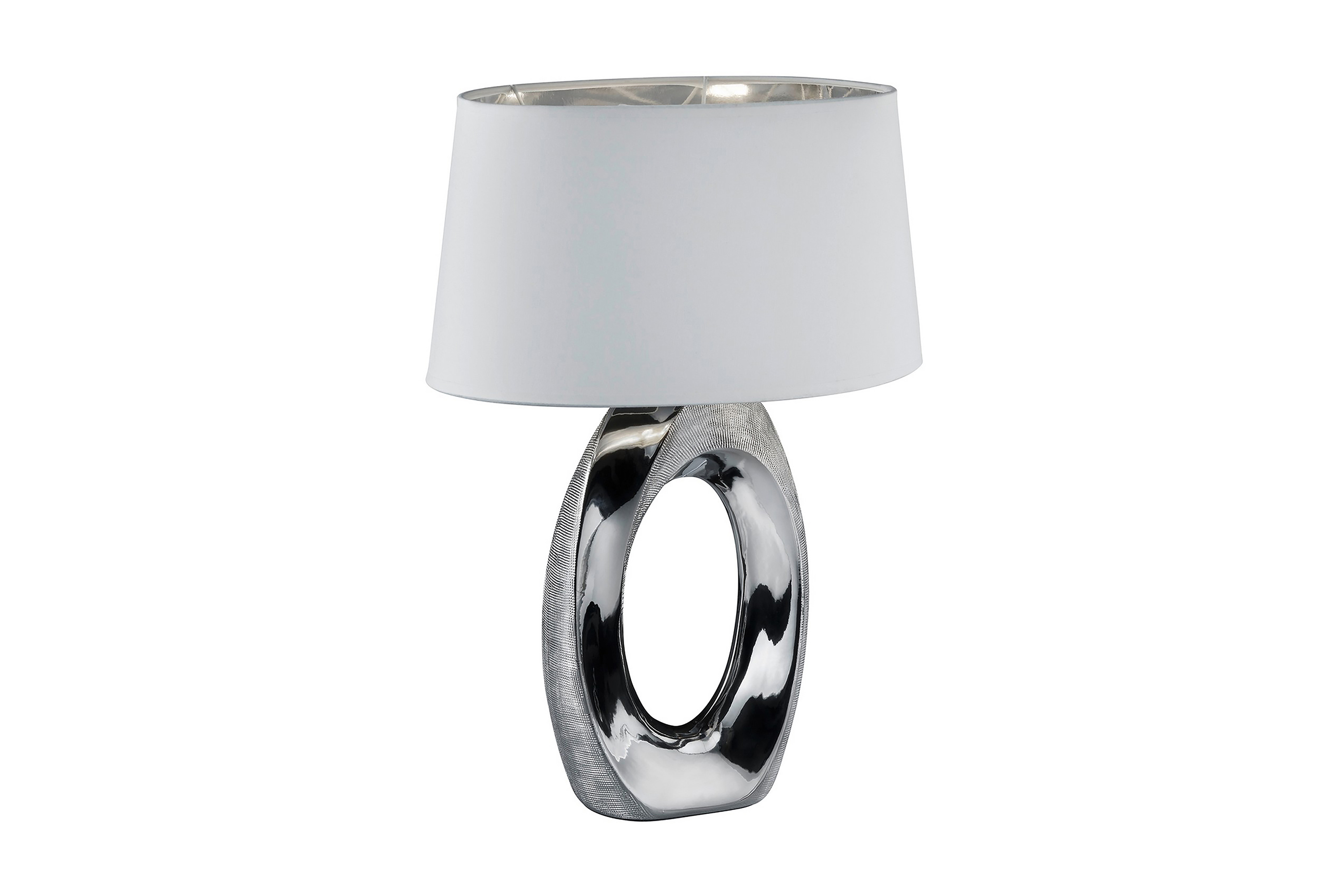 Taba bordlampe, sølv, 52 cm