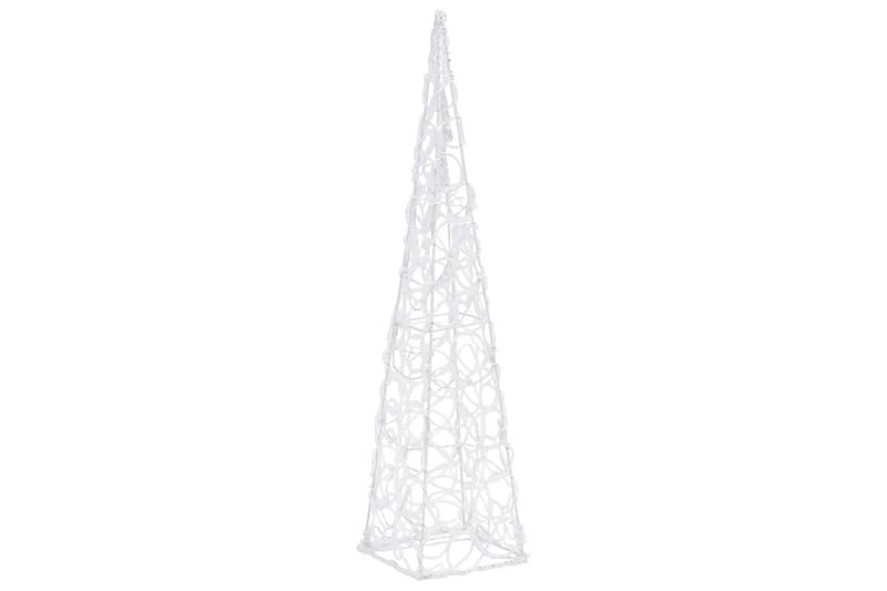 Dekorativ LED-lyskjegle i akryl kaldhvit 60 cm - Belysning - Julebelysning - Øvrig julebelysning