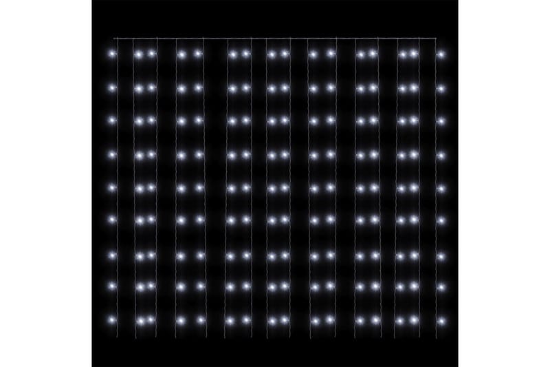 Eventyrlysgardin 3x3 m 300 LED kaldhvitt 8 funksjoner - Hvit - Belysning - Julebelysning - Øvrig julebelysning