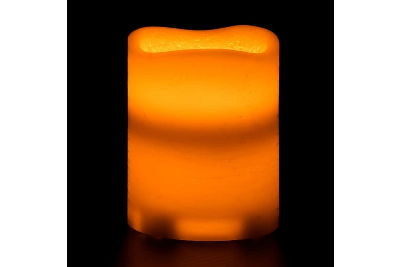 Flammefrie LED-stearinlys 24 stk med fjernkontroll varmhvit - Grå - Belysning - Julebelysning - Øvrig julebelysning